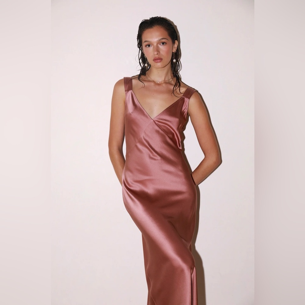 Elegant Satin Slip Dress